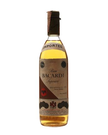 Bacardi Gold Rum Carta De Oro Spain Bottled 1970s