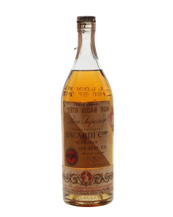 Bacardi Carta Ambar Bottled 1940s Puerto Rico