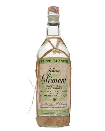 Clement Grappe Blanche Rum Bot 1960's