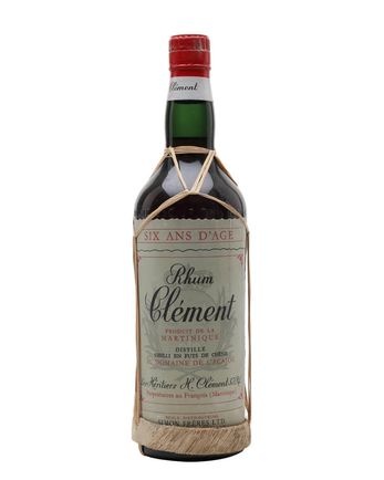 Clement 6 Year Old Rhum Bottled 1960s