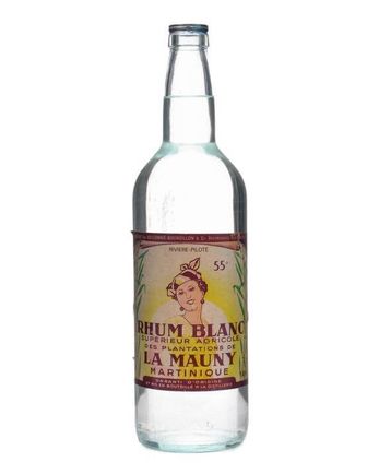 La Mauny Rhum Blanc Bottled 1960s