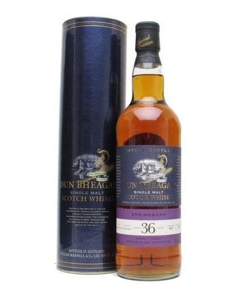 Springbank 1969 36 Year Old Cask 411 Dun Bheagan