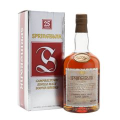 Springbank 25 Year Old / Dumpy Bottle / Bottled 1980s