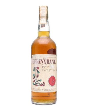 Springbank 1965 25 Year Old Bottled 1990 Samaroli