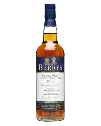 Tormore 1992 20 Year Old Cask #100154 Berry Bros Berry Bros & Rudd