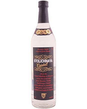 Stolichnaya Cristall Black Vodka