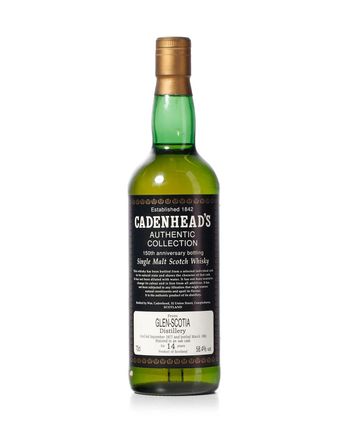 Glen Scotia 1977 14 Year Old Cadenhead's 150th