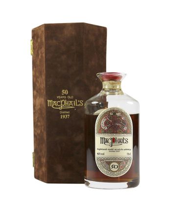 Macphail's 1937 50 Year Old Crystal Decanter Gordon & Macphail